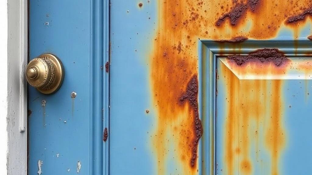 Ржавчина на входной двери: причины и способы устранения. Какую последовательность действий выбрать при ремонте